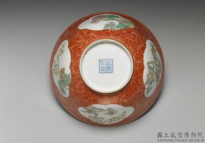 图片[3]-Bowl with four-seasons flower on a carved red ground in falangcai painted enamels, Qianlong reign (1736-1795), Qing dynasty-China Archive